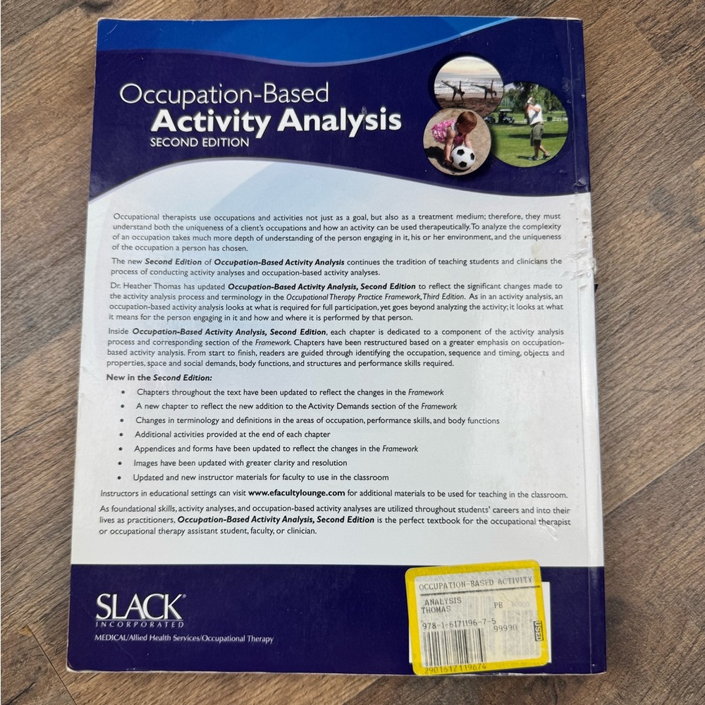 Occupation-Based Activity Analysis Book - Picture 5 of 6